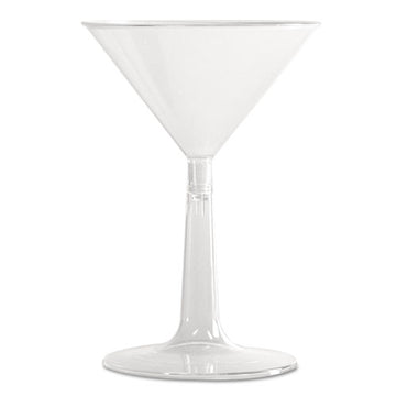 WNA Comet Plastic Champagne Glasses, 4 Oz, Clear, Two-piece Construction, 25-pack, 20 Packs-carton freeshipping - TVN Wholesale
